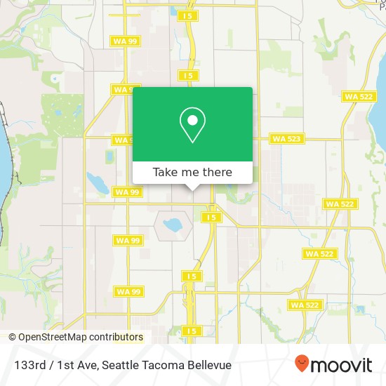 133rd / 1st Ave, Seattle, WA 98133 map