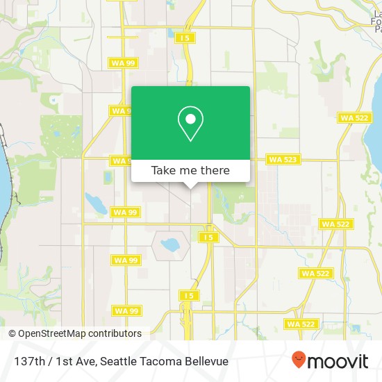 137th / 1st Ave, Seattle, WA 98133 map