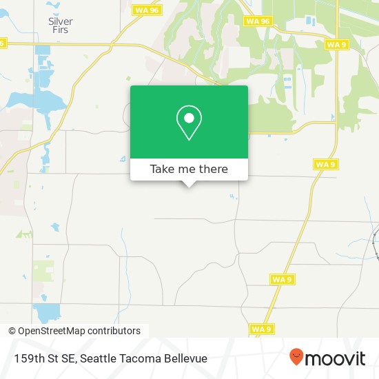 Mapa de 159th St SE, Snohomish, WA 98296