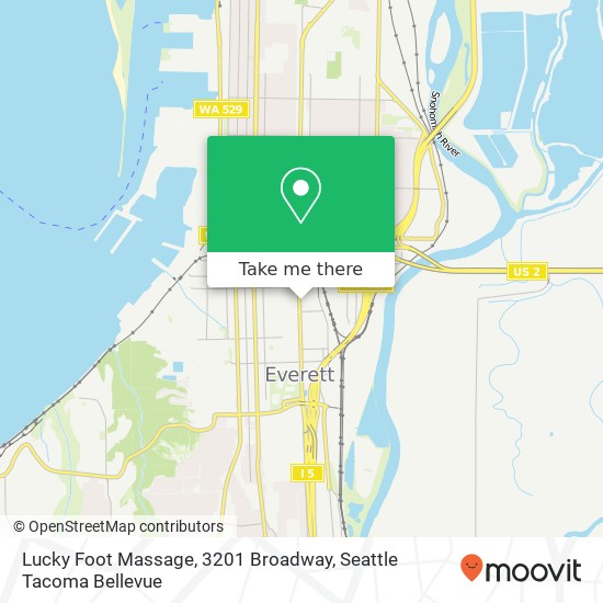 Lucky Foot Massage, 3201 Broadway map