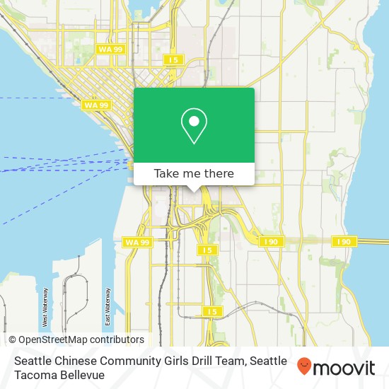 Seattle Chinese Community Girls Drill Team, 522 7th Ave S map
