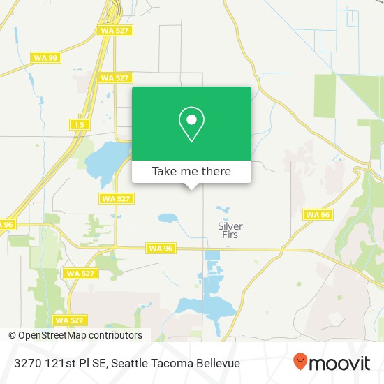 Mapa de 3270 121st Pl SE, Everett, WA 98208