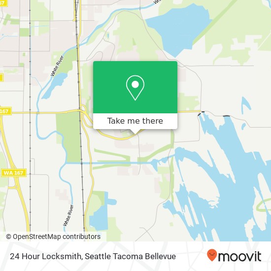 24 Hour Locksmith, 1410 Lake Tapps Pkwy SE map