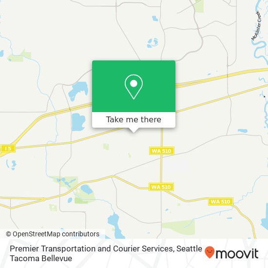 Premier Transportation and Courier Services map