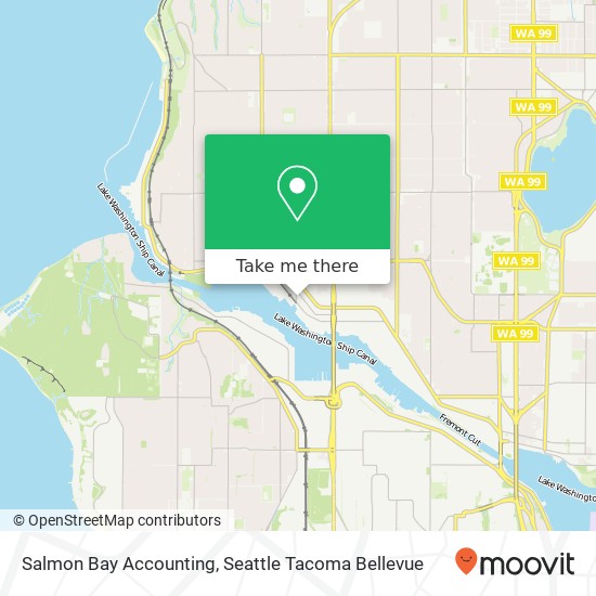 Salmon Bay Accounting, 4804 20th Ave NW map