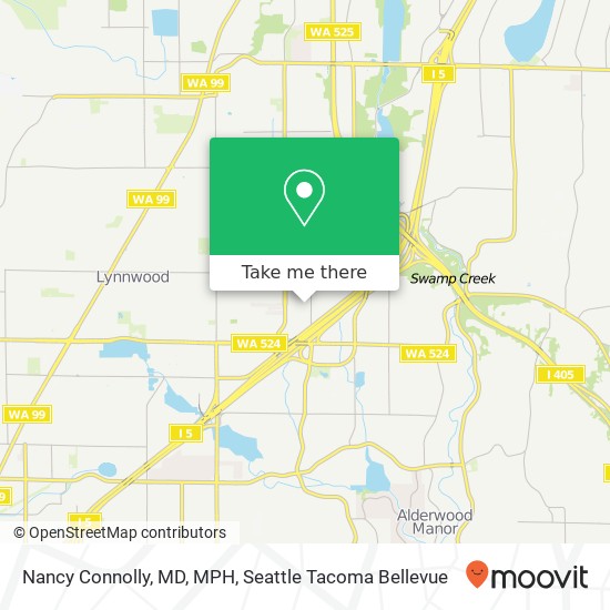 Mapa de Nancy Connolly, MD, MPH, 19116 33rd Ave W
