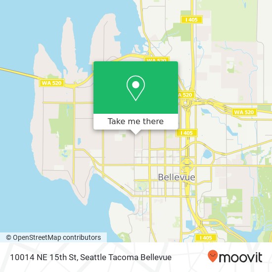 10014 NE 15th St, Bellevue, WA 98004 map