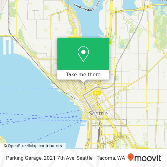 Parking Garage, 2021 7th Ave map
