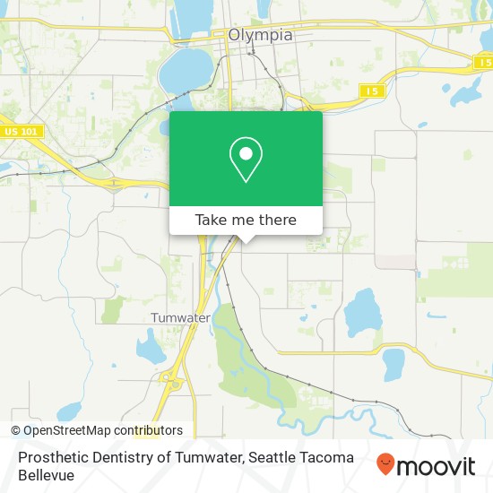 Prosthetic Dentistry of Tumwater, 344 Cleveland Ave SE map