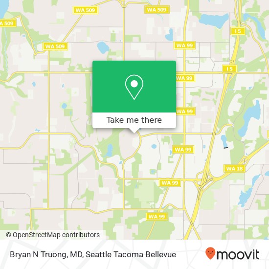 Mapa de Bryan N Truong, MD, 33501 1st Way S