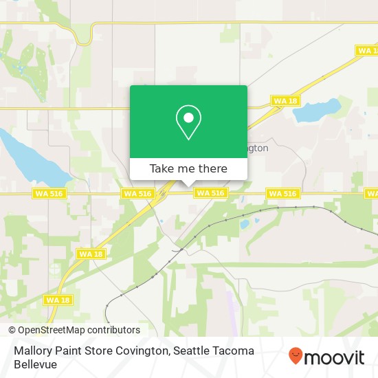 Mallory Paint Store Covington, 16929 SE 270th Pl map