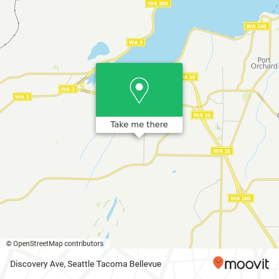 Mapa de Discovery Ave, Bremerton, WA 98312