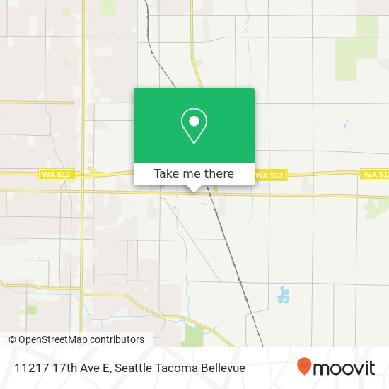 Mapa de 11217 17th Ave E, Tacoma, WA 98445