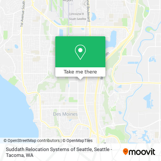 Suddath Relocation Systems of Seattle map