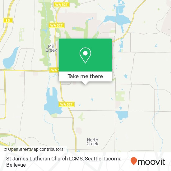 St James Lutheran Church LCMS map