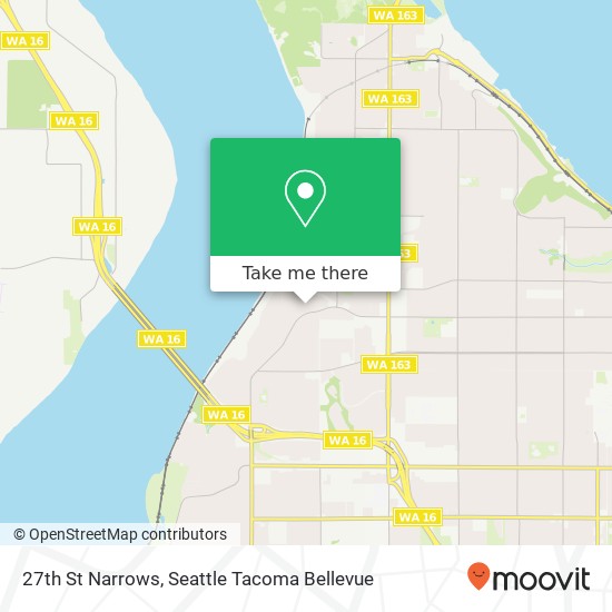 Mapa de 27th St Narrows, Tacoma, WA 98407