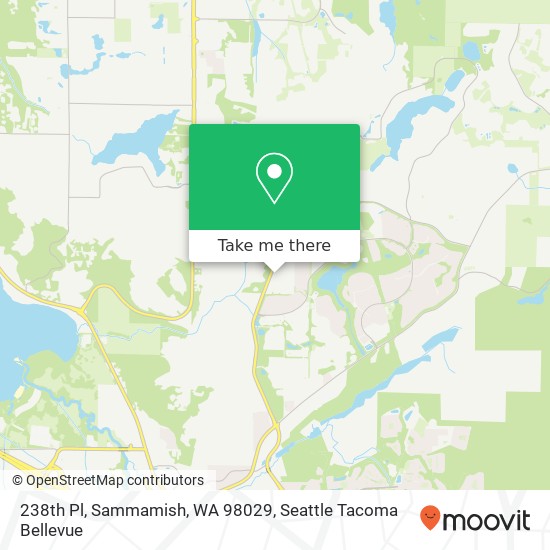 Mapa de 238th Pl, Sammamish, WA 98029