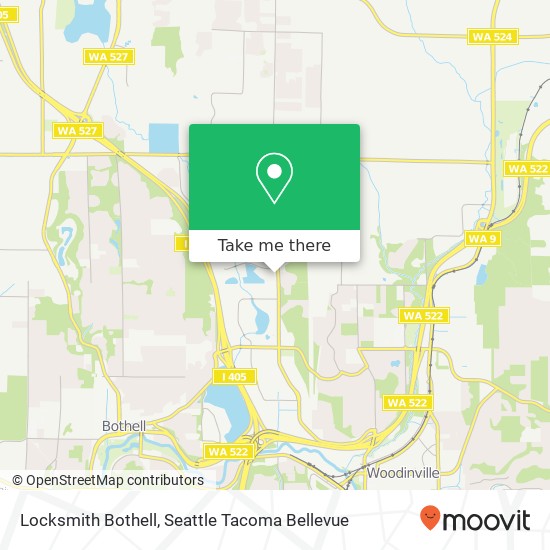 Locksmith Bothell, 3850 Monte Villa Pkwy map