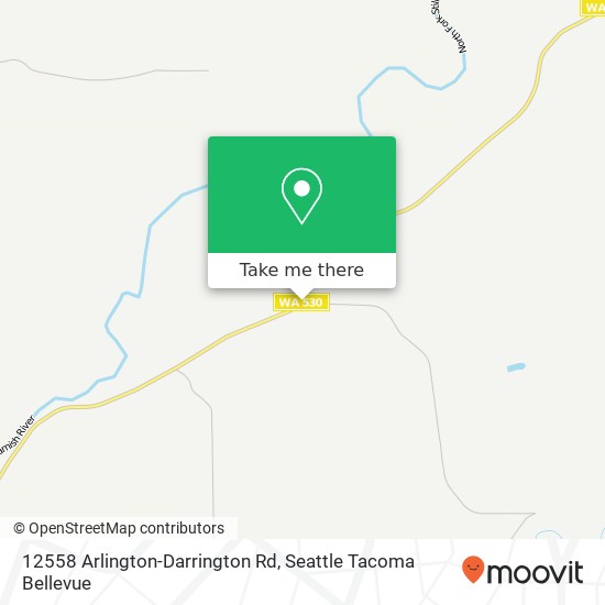 Mapa de 12558 Arlington-Darrington Rd, Arlington, WA 98223