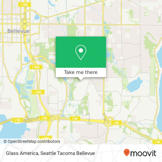 Mapa de Glass America, 1700 137th Pl SE