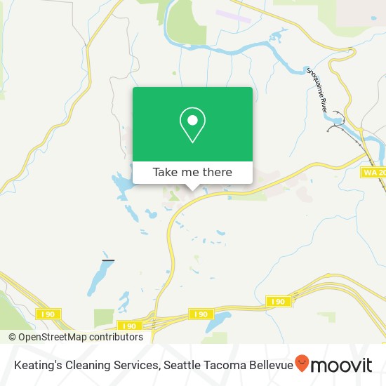 Keating's Cleaning Services, SE Kinsey St map