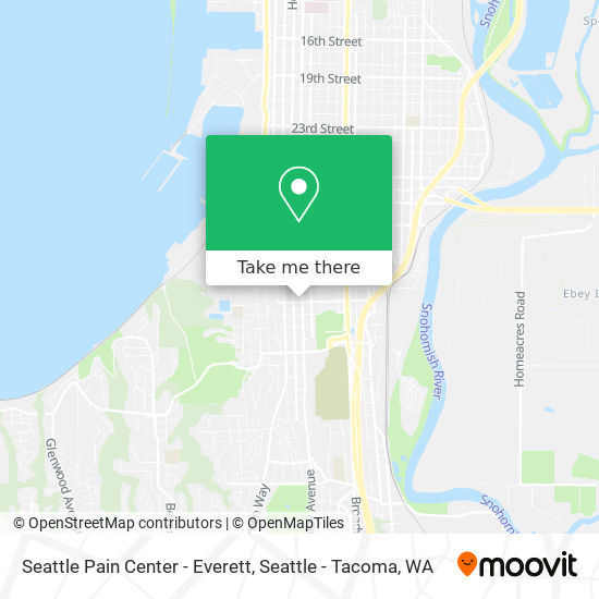 Mapa de Seattle Pain Center - Everett