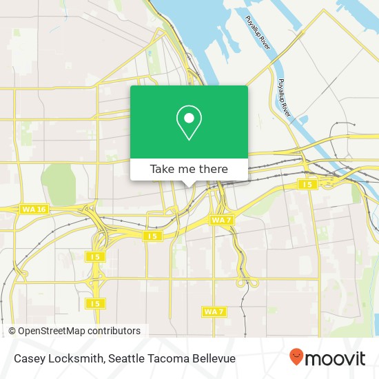 Mapa de Casey Locksmith, 2506 Fawcett Ave