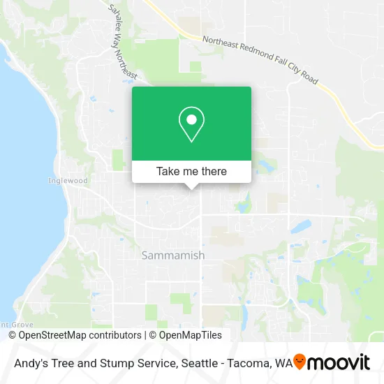 Mapa de Andy's Tree and Stump Service