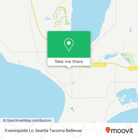 Mapa de Eveningside Ln, Freeland, WA 98249