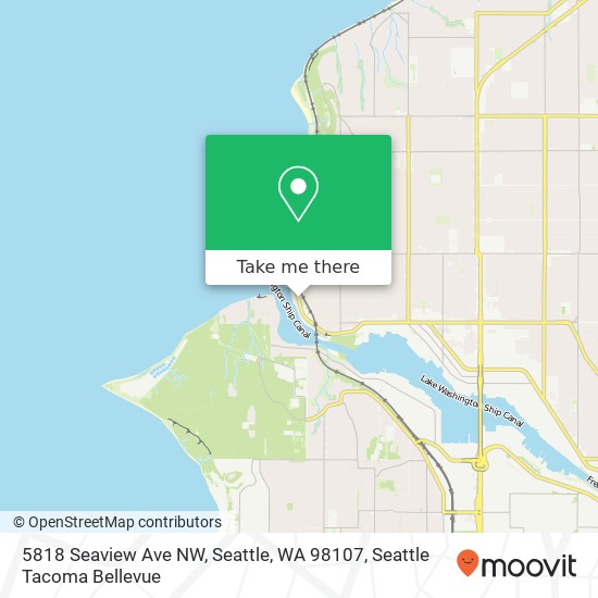 5818 Seaview Ave NW, Seattle, WA 98107 map