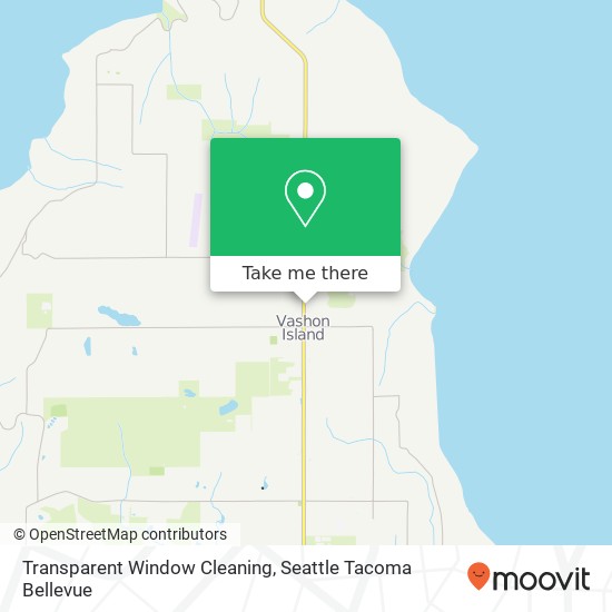 Transparent Window Cleaning, Vashon Hwy SW map
