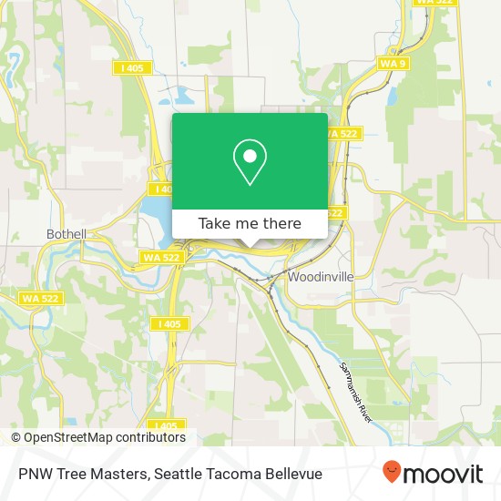 PNW Tree Masters, 12612 NE 180th St map