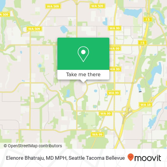 Mapa de Elenore Bhatraju, MD MPH, 33501 1st Way S