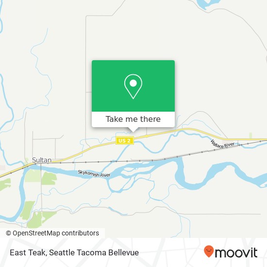East Teak, 33525 State Route 2 map