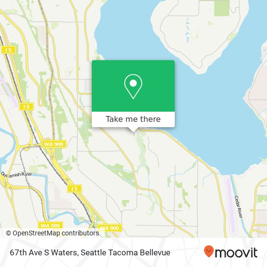 67th Ave S Waters, Seattle, WA 98178 map