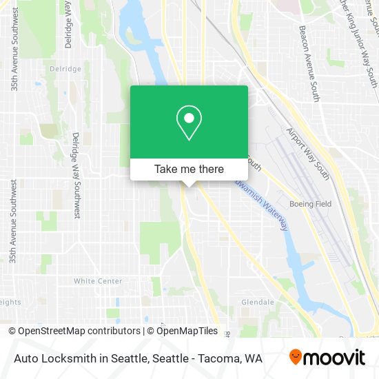 Auto Locksmith in Seattle map