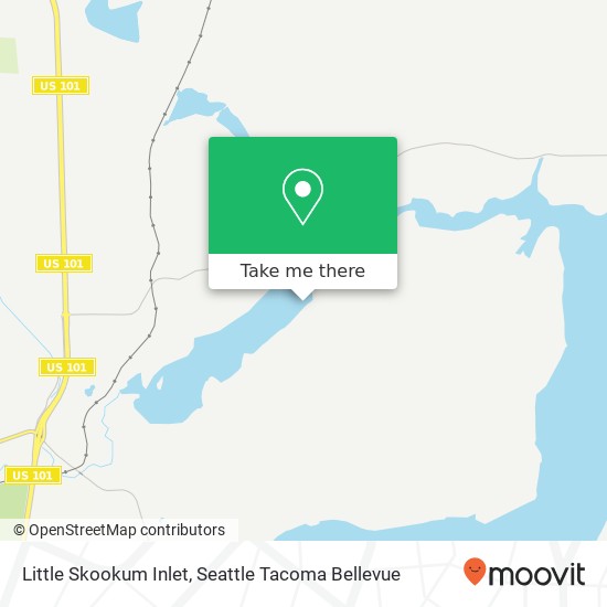 Mapa de Little Skookum Inlet