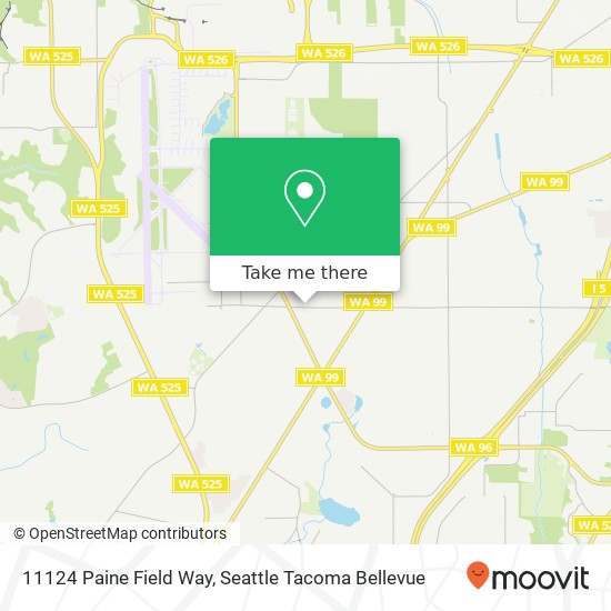 Mapa de 11124 Paine Field Way, Everett, WA 98204