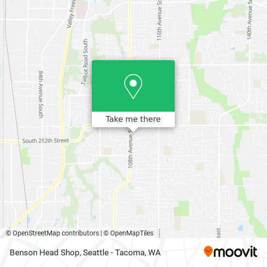 Benson Head Shop map