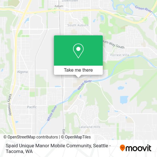Spaid Unique Manor Mobile Community map