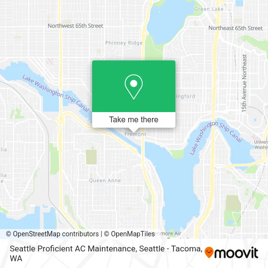 Mapa de Seattle Proficient AC Maintenance