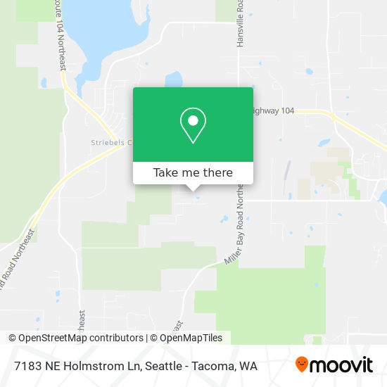 Mapa de 7183 NE Holmstrom Ln