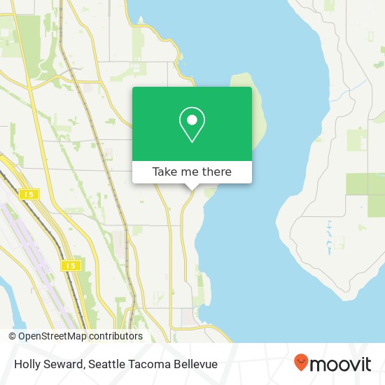 Mapa de Holly Seward, Seattle, WA 98118