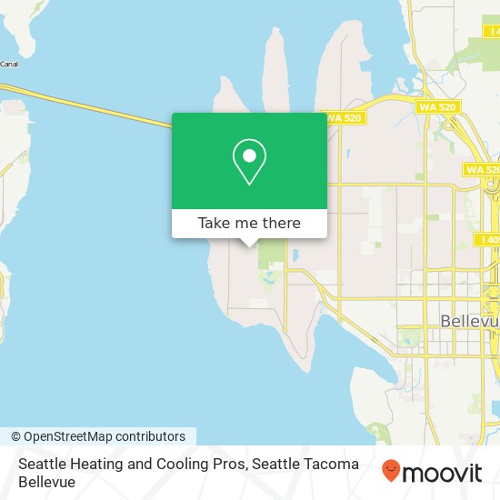 Seattle Heating and Cooling Pros, 7834 NE 14th St map