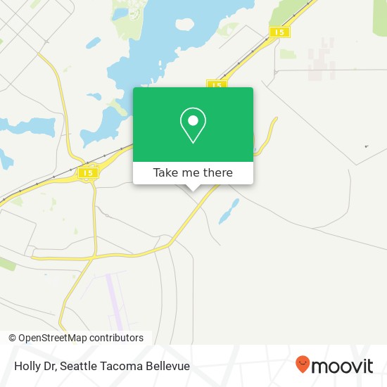 Mapa de Holly Dr, Tacoma, WA 98433