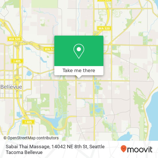 Sabai Thai Massage, 14042 NE 8th St map