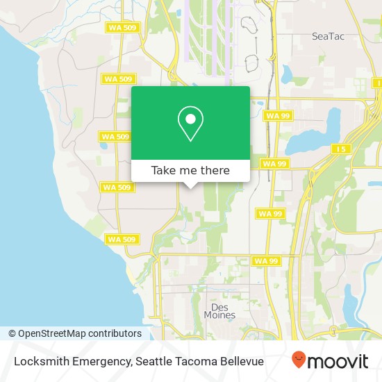 Locksmith Emergency, 20415 13th Ave S map