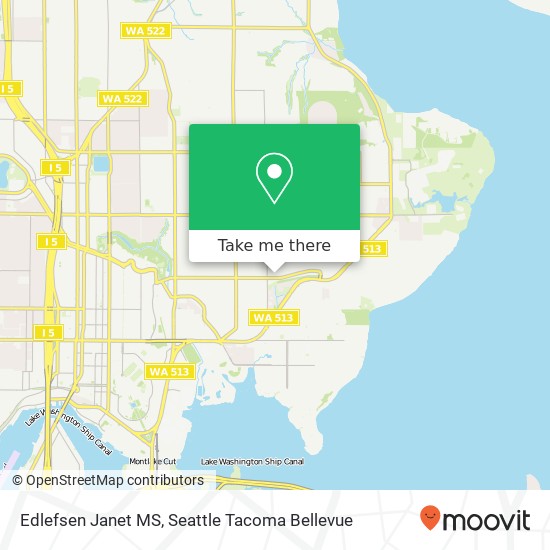 Edlefsen Janet MS, 4026 NE 55th St map