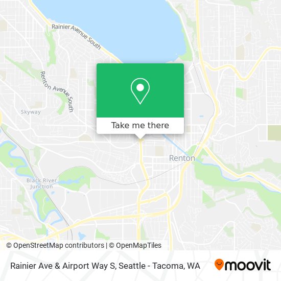 Mapa de Rainier Ave & Airport Way S
