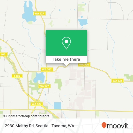 Mapa de 2930 Maltby Rd, Bothell, WA 98012